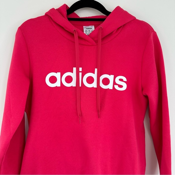 NWOT Adidas Hoodie Coral Red Size Medium - Picture 7 of 7